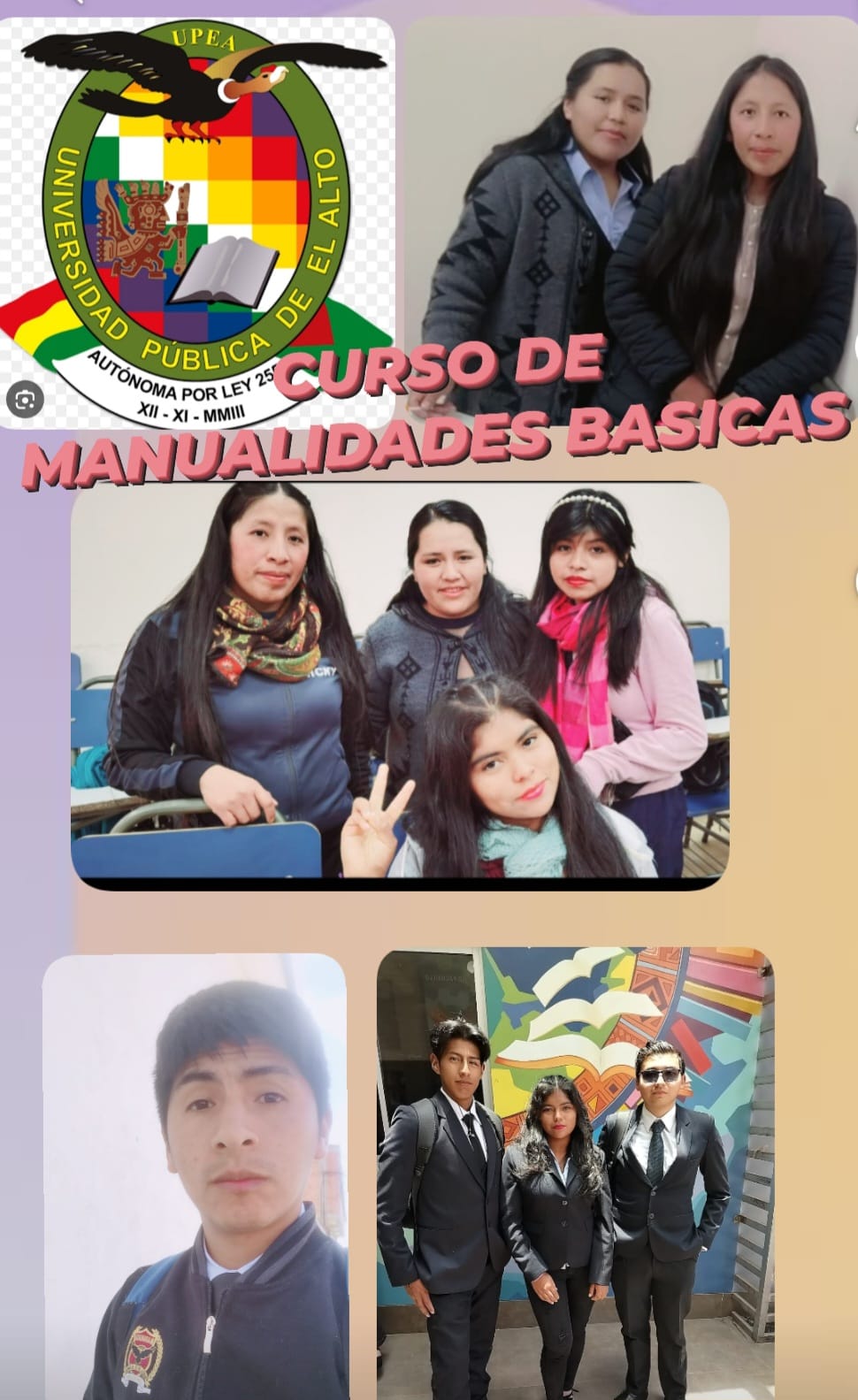 CURSO DE MANUALIDADES 
          
                  